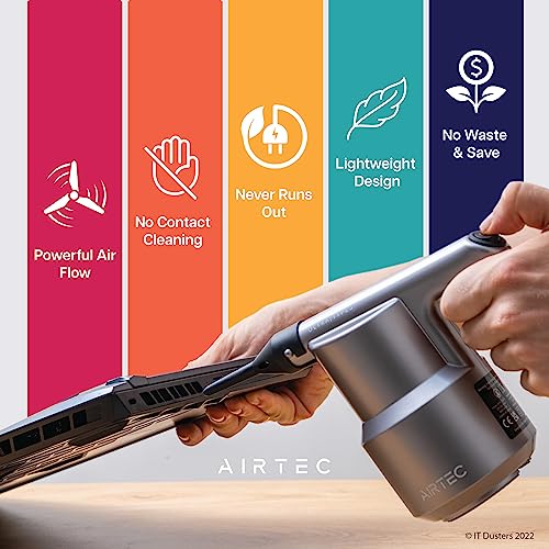 AirTec Ultra Type 3 – Powerful Electric Air Duster for PC, Console & Tech Cleaning